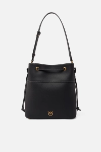 PINKO torba worek Secchiello Classic Bag czarna