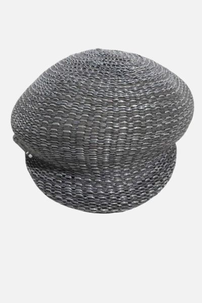 Emporio Armani  kaszkiet damski Cappello Basco szary