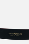 Emporio Armani pasek damski z okrągłą klamrą Y3I153 YH22A 80 bordowy