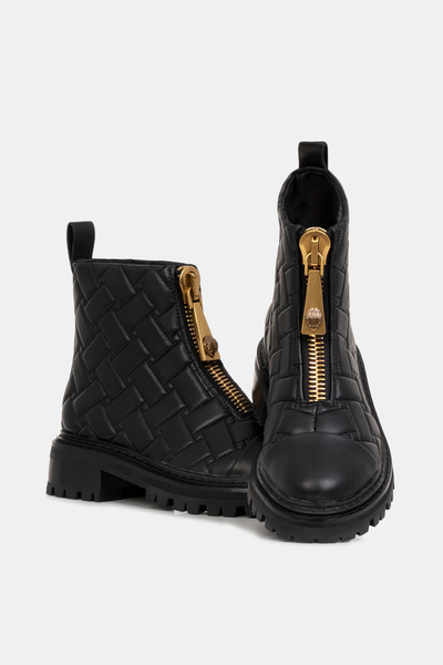 Kurt Geiger skórzane botki z zamkiem Kensington Zip Boot 3479700109