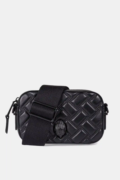 Kurt Geiger torebka damska 690-KENSINGTON SM CAMERA DRCH-BLACK-LEAT