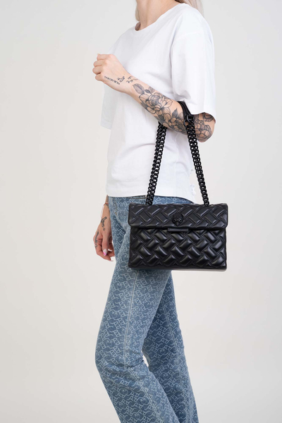 Kurt Geiger mini torebka Kensington Bag Drench czarna 