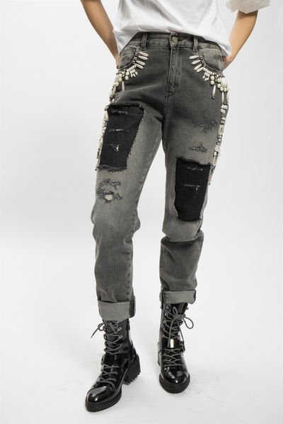 Emporio Armani damskie workery X3N150XF479 czarne