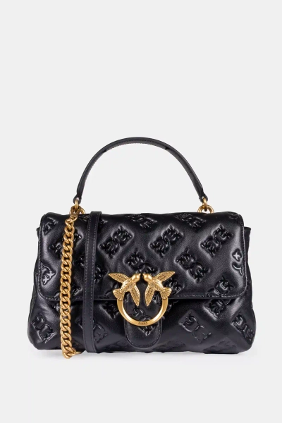 PINKO torebka skórzana Love Lady Puff Classic Cl czarna