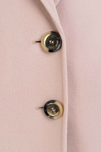 Wełniany płaszcz PINKO oversize EMOTICON Caban