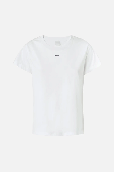 PINKO t-shirt z krótkim rękawkiem Basico biały