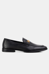 Baldinini Loafersy skórzane U3A160BORK0000 Czarne