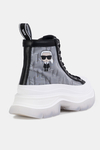 KARL LAGERFELD Botki LUNA Monogram Mesh Boot