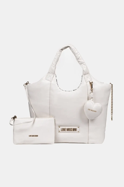 Love Moschino torebka damska JC4321PP0NKM111A biała