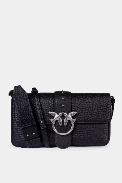 PINKO torebka damska Love One Classic Slouchy Fl czarna