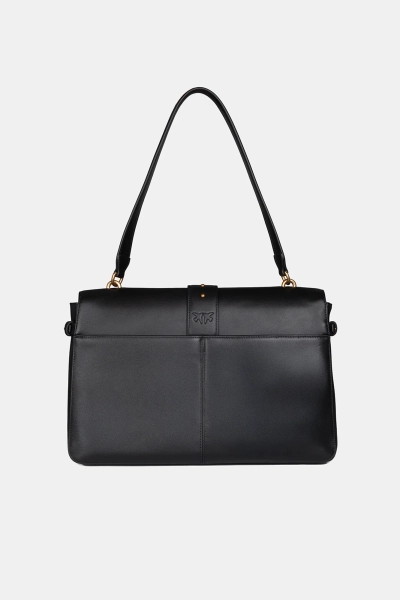 PINKO torebka na ramię Love One Extra Slouchy czarna