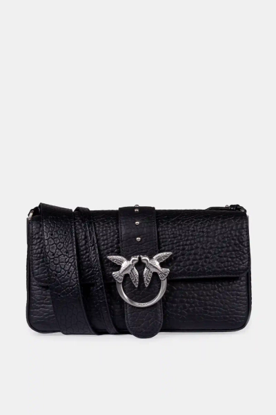 PINKO torebka damska Love One Classic Slouchy Fl czarna