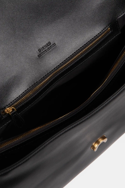 PINKO torebka na ramię Love One Extra Slouchy czarna