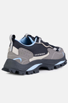 EMPORIO ARMANII Sneakersy Derby Ripstop szare