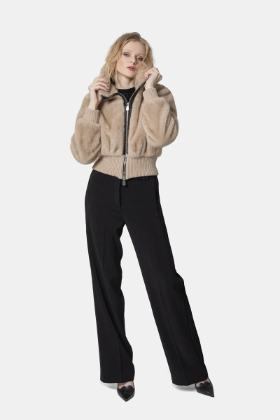 PINKO kurtka damska bomberka Bagels Fur Faux