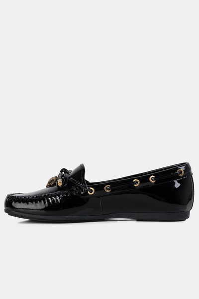 Kurt Geiger Mokasyny Eagle czarne