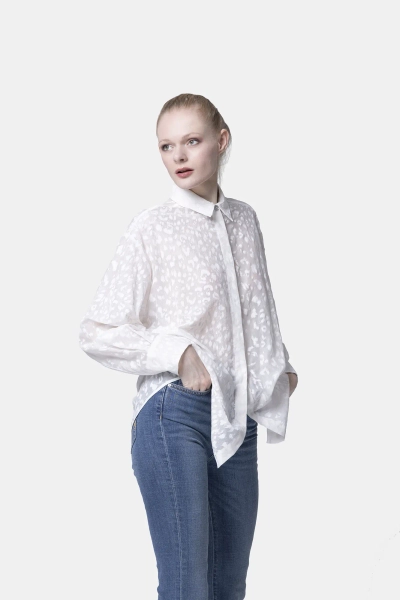 PINKO koszula damska oversize Chad biała