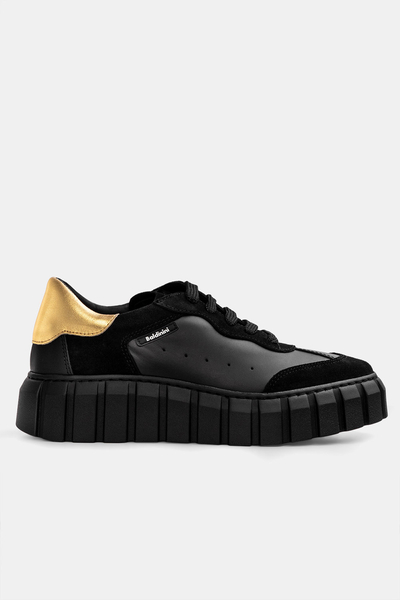 BALDININI Sneakersy skórzane D2D520CRVKNONO czarne