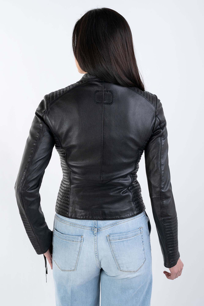 Tigha Kurtka damska skórzana Nastia czarna