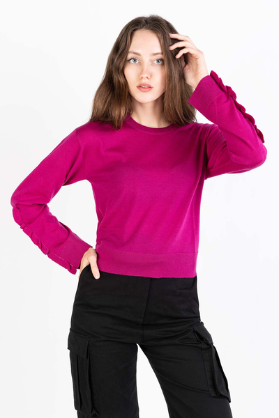 Pinko wełniana fioletowa bluzka damska Tigre