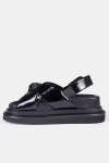 Kurt Geiger skórzane sandały damskie Orson  Cross Strap 20289003090 czarne 
