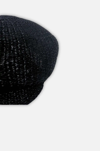 Emporio Armani kaszkiet damski Cappello Basco czarny