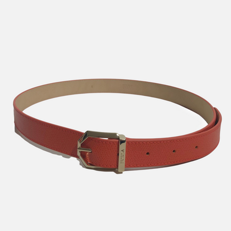Furla pasek damski skórzany 18573-C-CF67 pomarańczony 