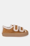 INUIKII sneakersy Shearling Low Velcro 35202-050 brązowe