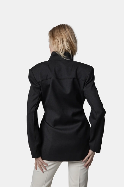 PINKO marynarka Fausta Giacca Flanela czarna