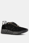BALDININI Sneakersy koronkowe czarne