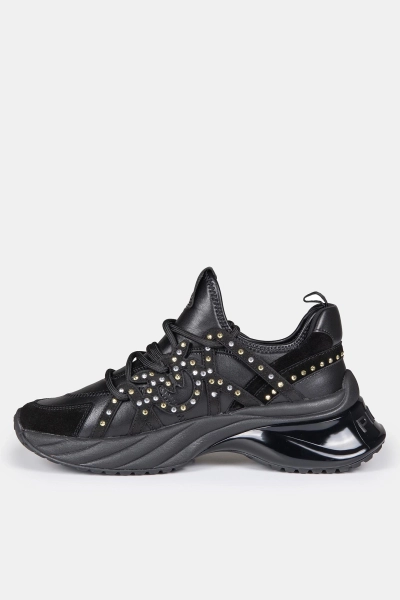 PINKO sneakersy damskie z cekinami Ariel 28 czarne