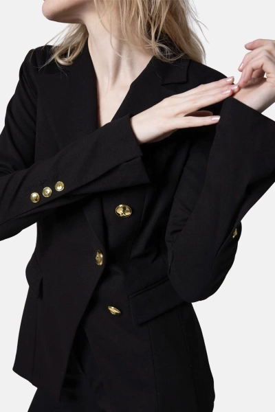 PINKO marynarka taliowana Granita Giacca czarna