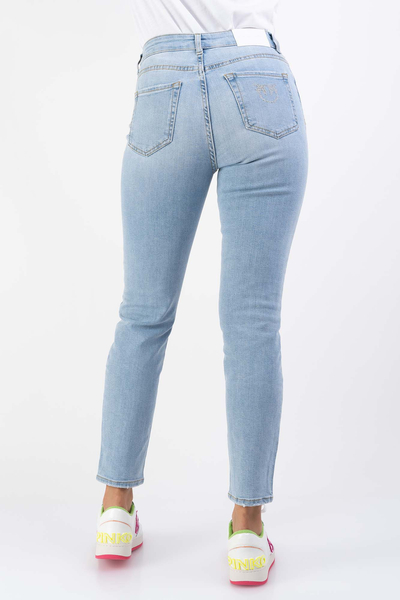 PINKO Jeansy niebieskie skinny fit Susan No Belt Skinny 