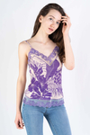 PINKO Top fioletowy z printem Giaggiolo