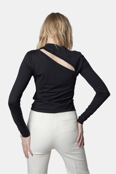 PINKO bluzka Corazon Maglia czarna