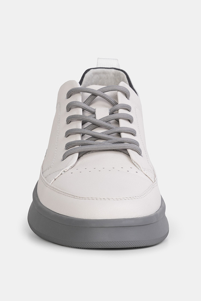 John Doubare sneakersy Białoszare  