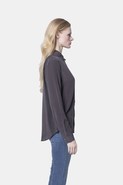 PINKO koszula jedwabna Crackers szary