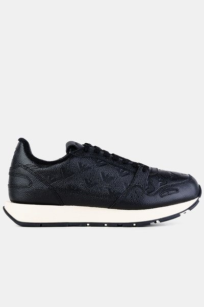 Emporio Armani Sneakersy Snk Rise Print czarne