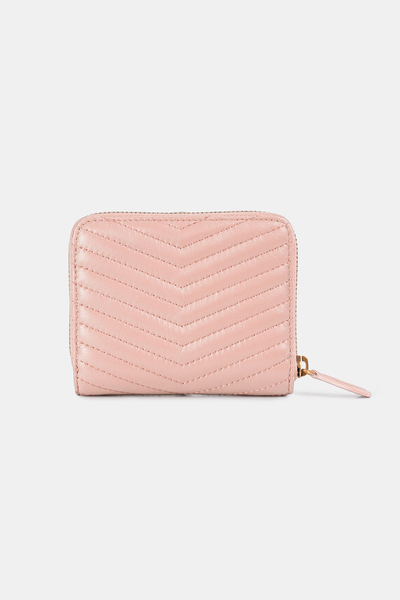 Pinko portfel Taylor Zip Around Sheep Nappa różowy 