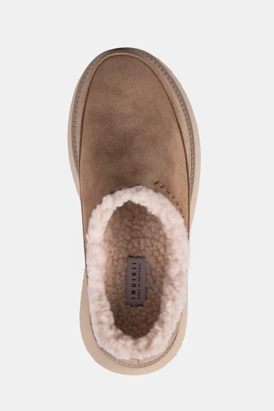 Inuikii klapki damskie Classic Micro beżowe
