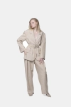 PINKO marynarka oversize Emozioni beżowa