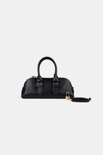 PINKO torebka damska Bowling Bag Baguette czarna