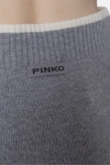 PINKO spódnica wełniana Nuova Guinea szara