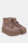 INUIKII śniegowce skórzane Classic Low Platform 75204-004 Taupe