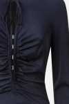 Pinko sukienka midi Acqua E Sale granatowa