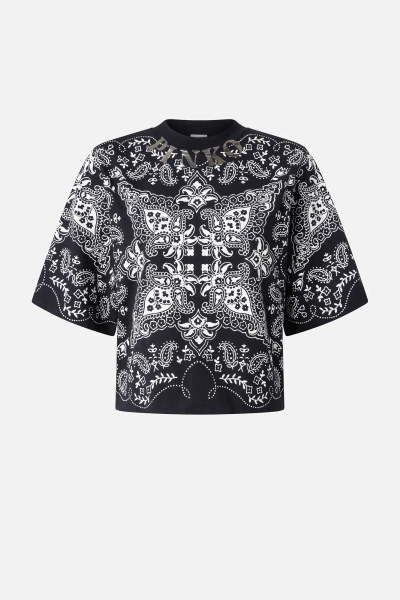PINKO t-shirt z nadrukiem bandany Niamey
