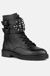 KURT GEIGER Botki z cyrkoniami STOOP Czarne