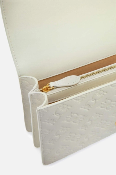 PINKO torebka Love One Classic Dc logo 10A1YBZ14Q biała