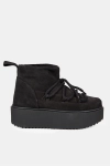 INUIKII śniegowce skórzane Classic Low Platform 75204-004 czarne