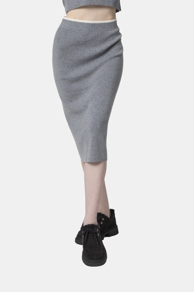 PINKO spódnica wełniana Nuova Guinea szara